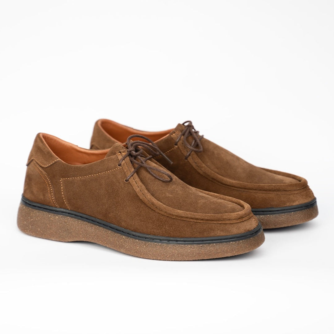 OR17 : Derby Mocassin en Daim