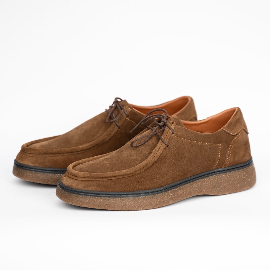 OR17 : Derby Mocassin en Daim