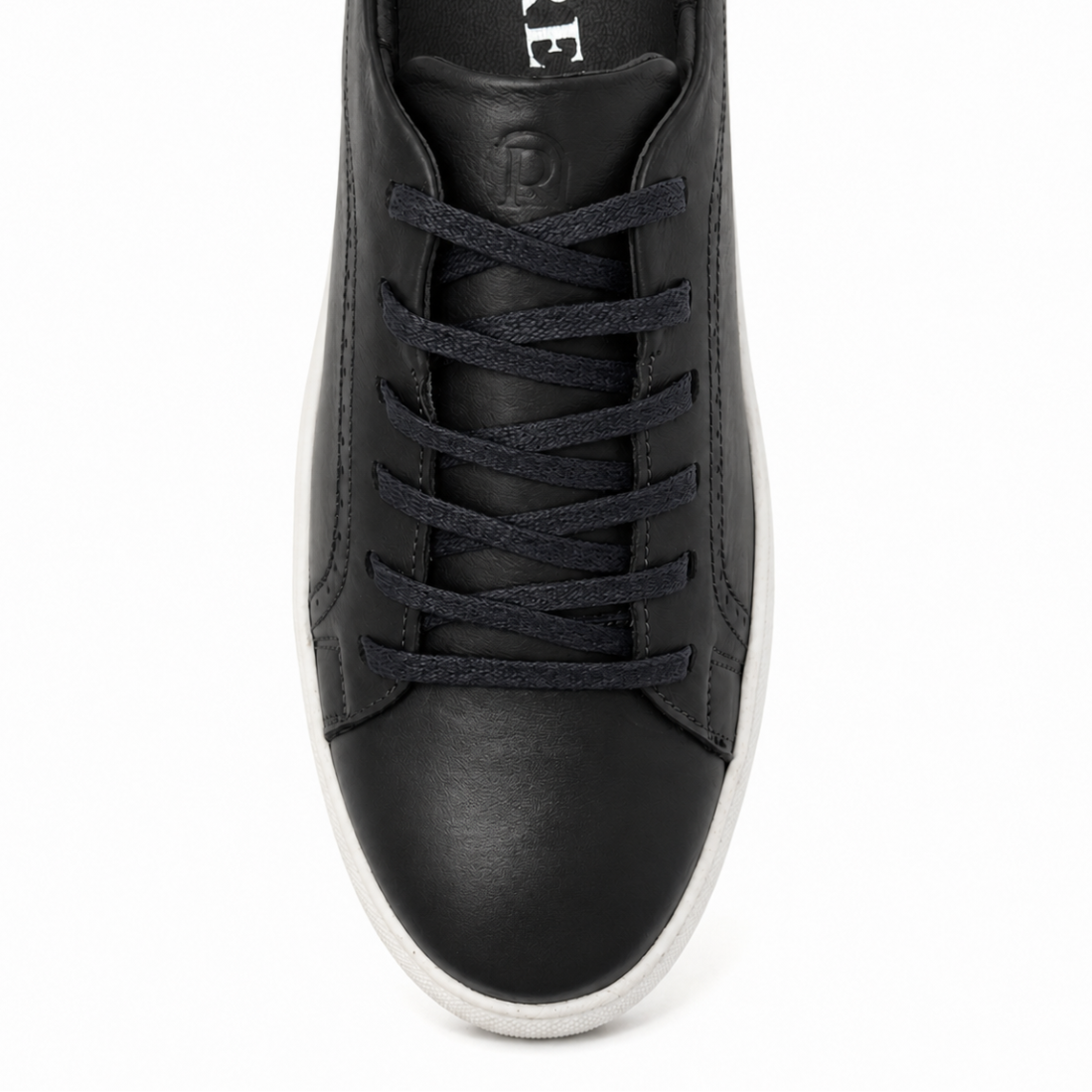 OR448 Sneakers Élégantes Homme - Cuir Noir