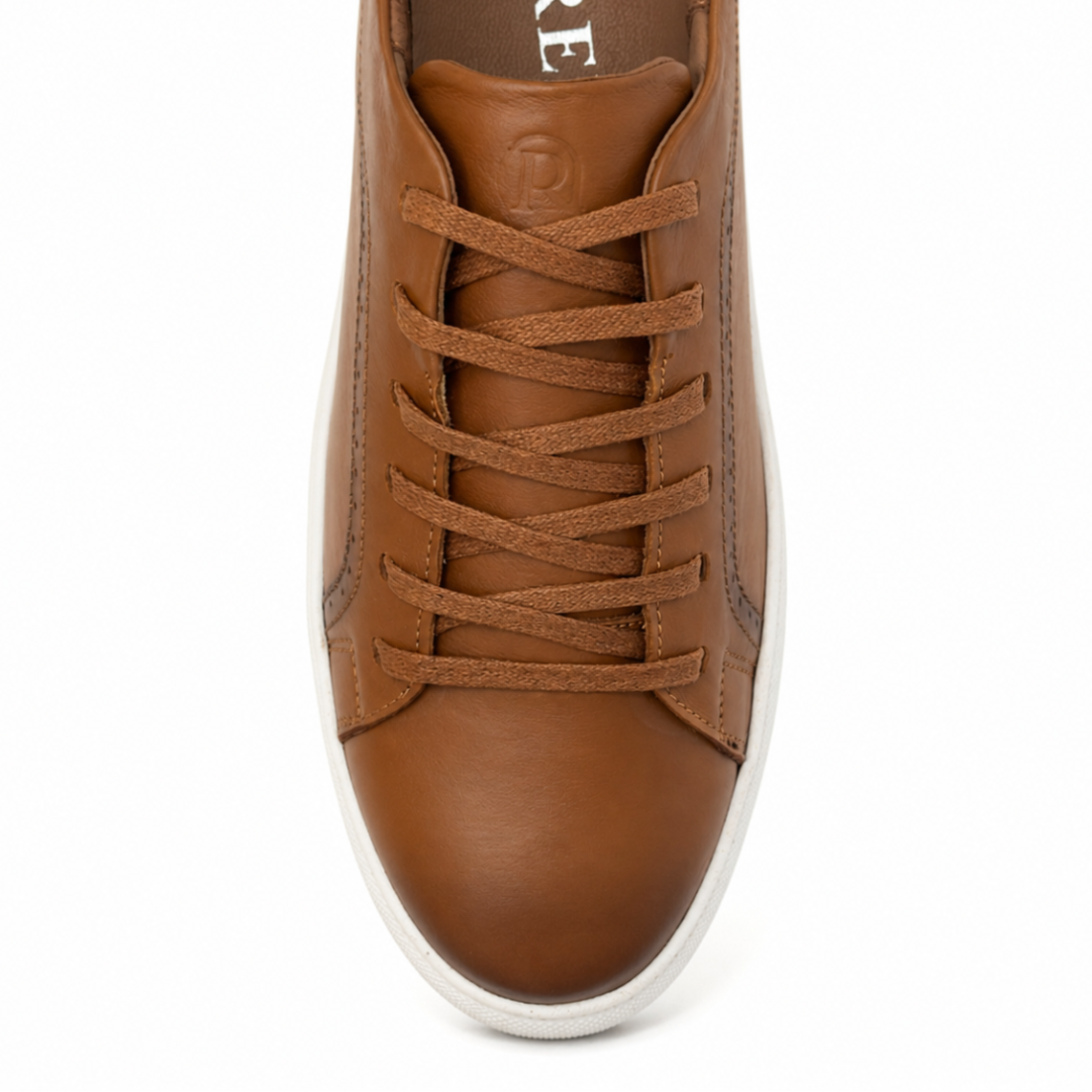 OR448 Sneakers Élégantes Homme - Cuir Tabac
