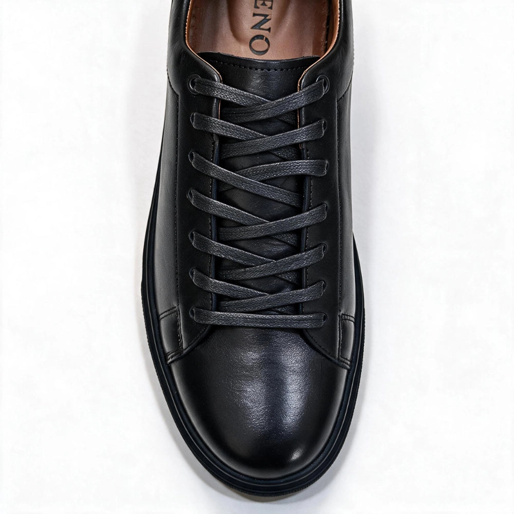 OR311 Sneakers Épurées Homme – Cuir Noir