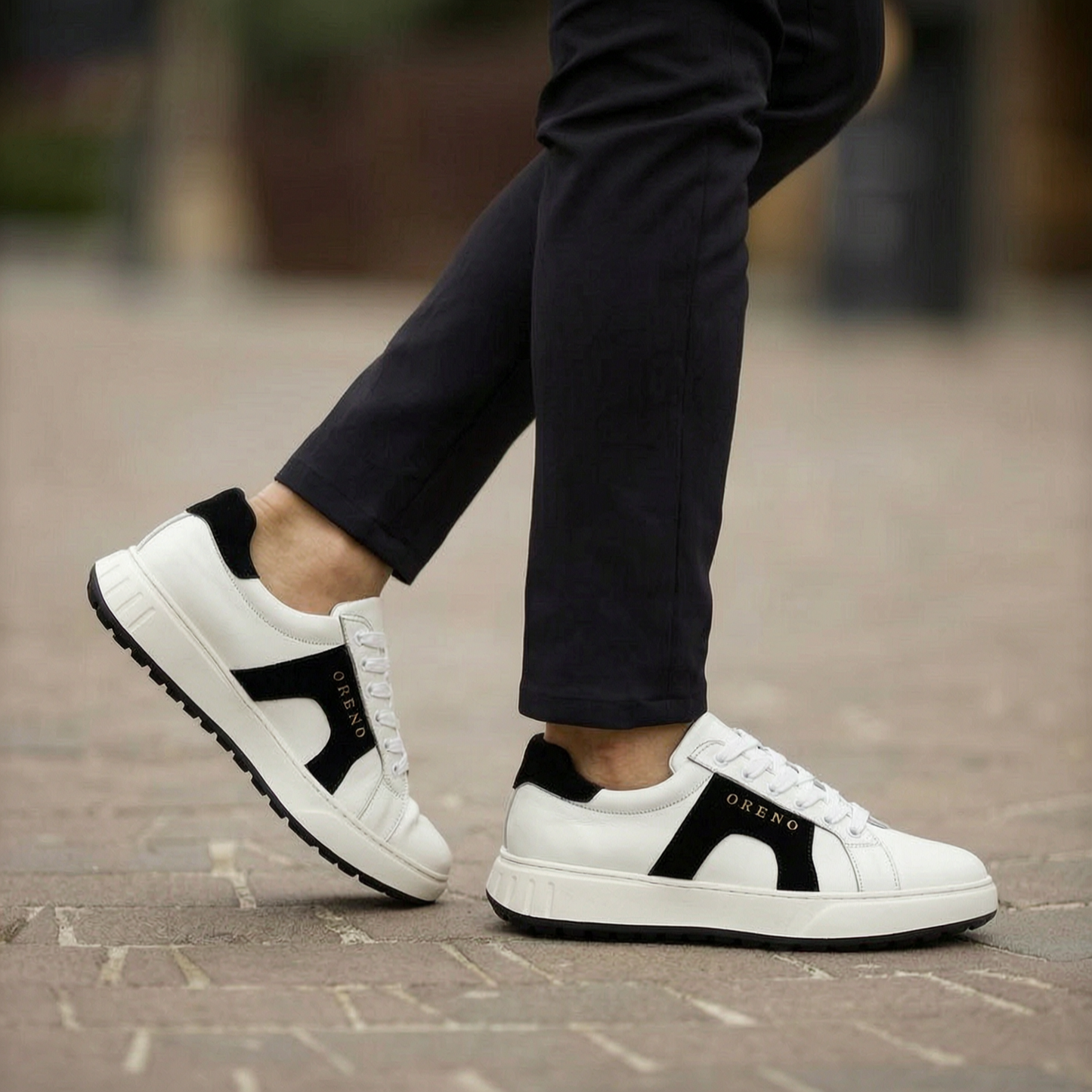 OR19: Seranova Sneakers Homme en cuir