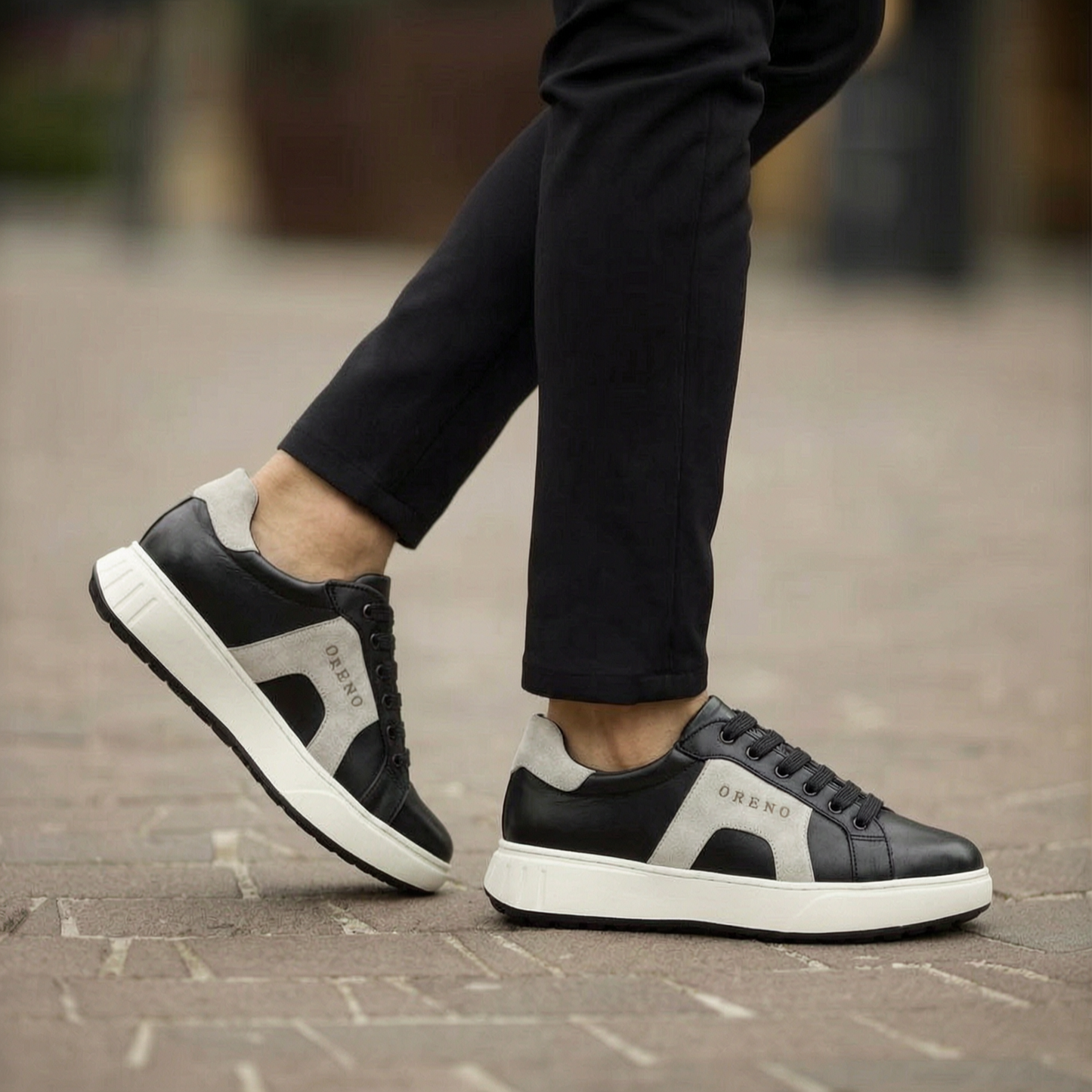 OR19: Seranova Sneakers Homme en cuir