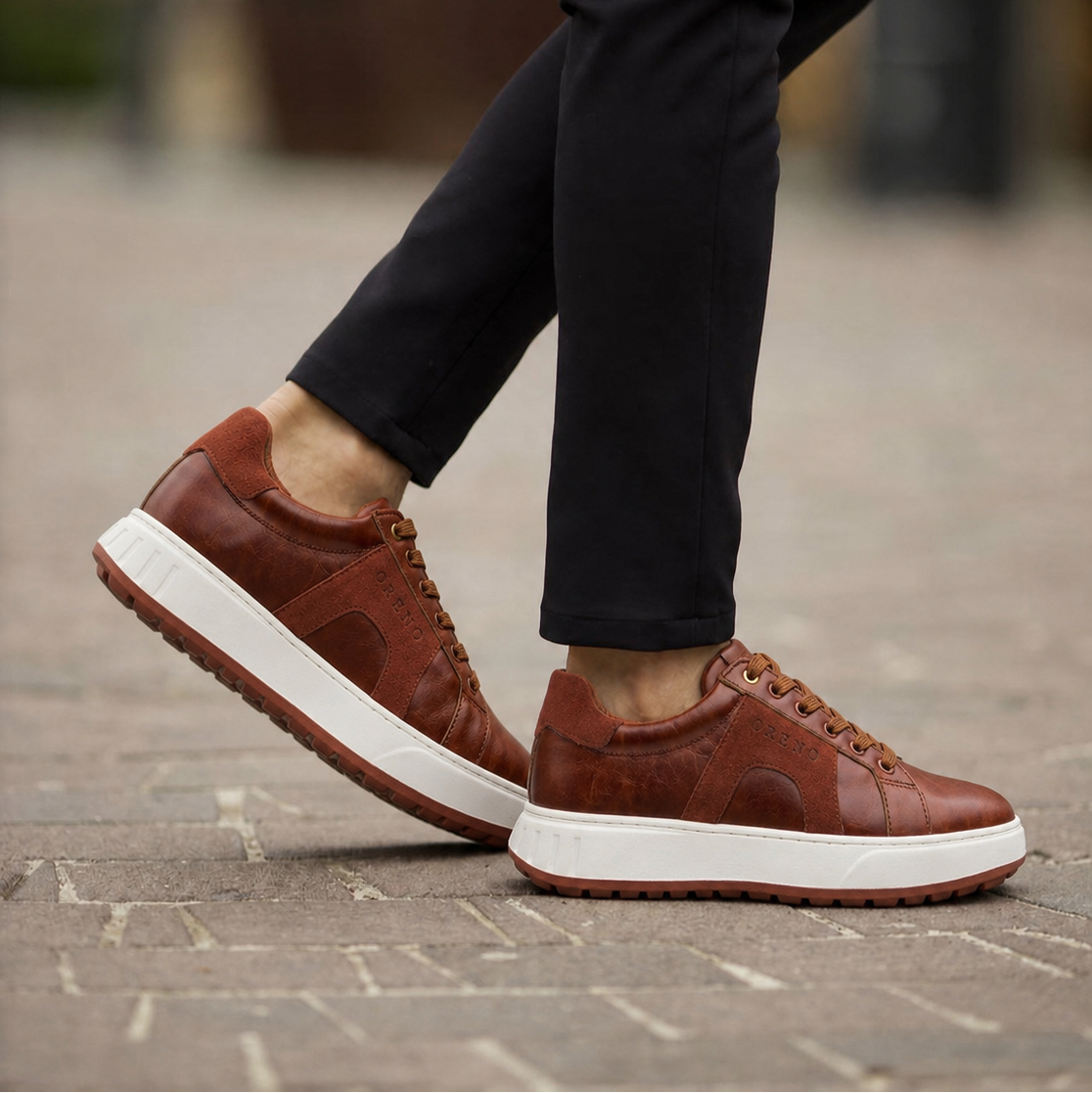 OR19: Seranova Sneakers Homme en cuir