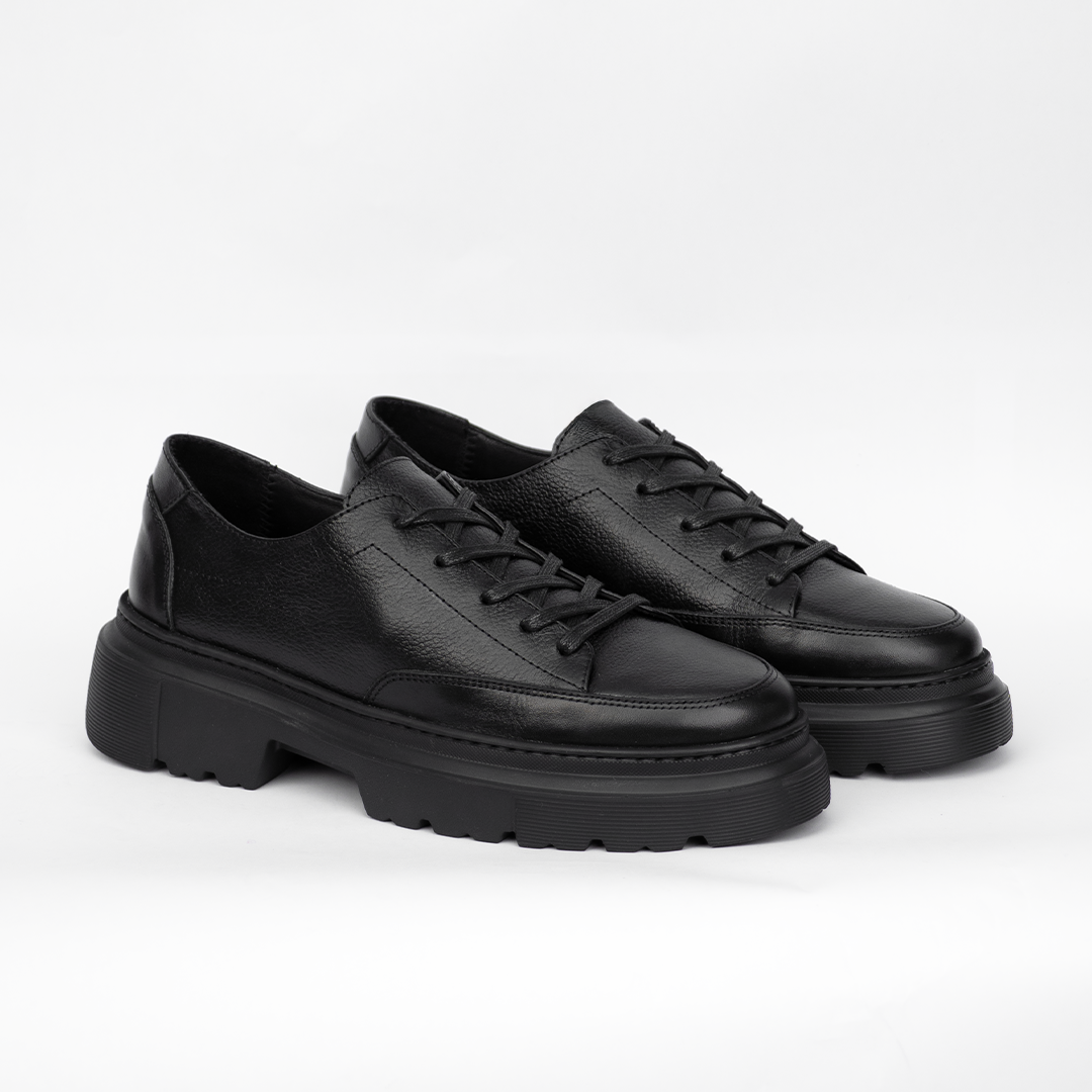 Sandro : Derby Cuir Homme Noir