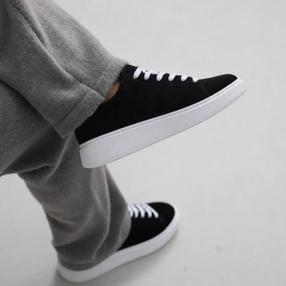 OR57 Sneakers Homme en Daim Noir