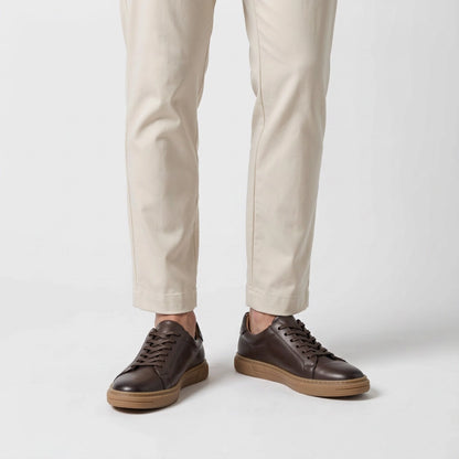 OR033 Baskets de Ville Homme - Cuir Marron