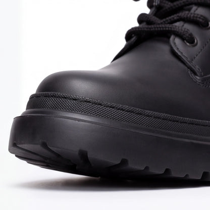OR040 Bottines Randonnée Homme - Cuir Noir