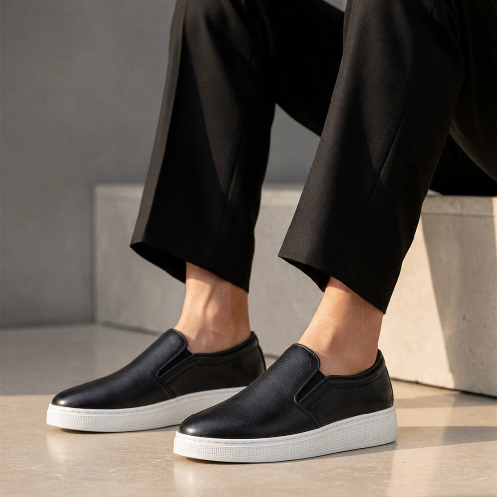 OR96 Ballerine En cuir Noir