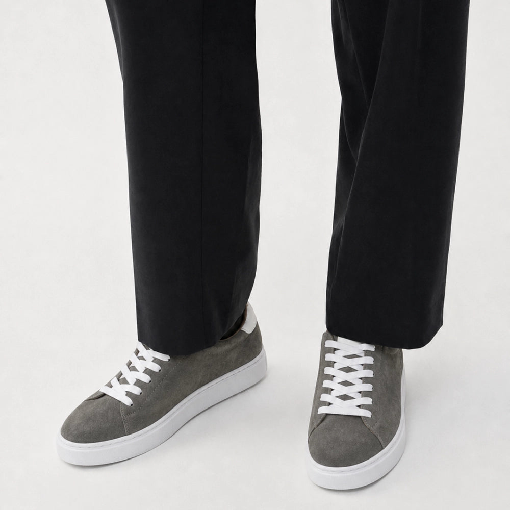 OR57 Sneakers Homme en Daim Gris