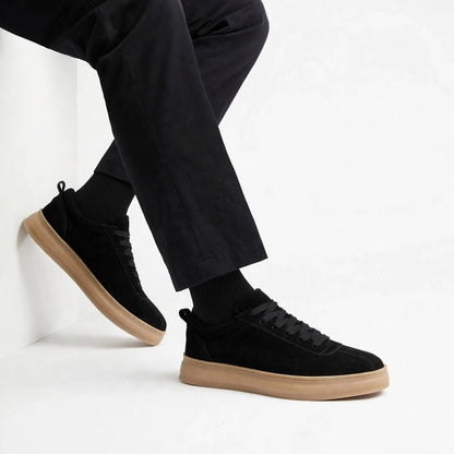 OR61 Sneakers Élégantes Homme - Daim Noir