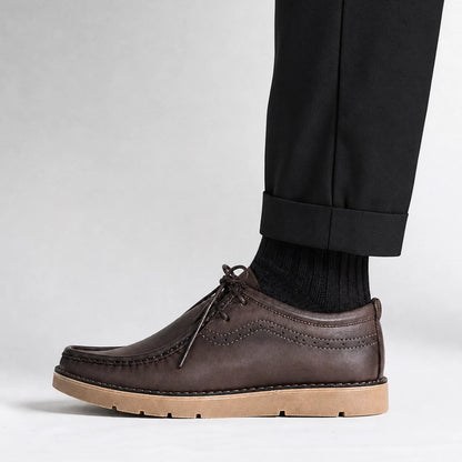 OR104 Chaussure Semelle Gomme – Cuir Marron