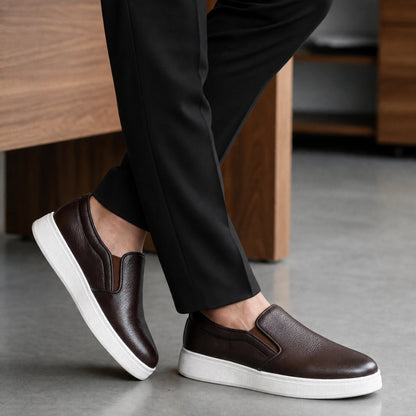 OR96 Ballerine En cuir Marron