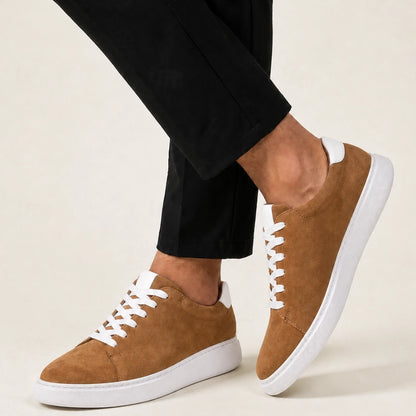 OR57 Sneakers Homme en Daim Marron
