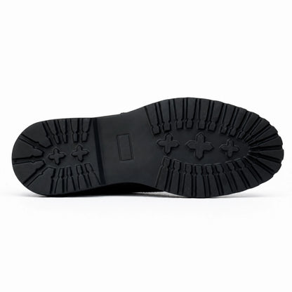 OR05 Derby Perforé Homme – Cuir Marron