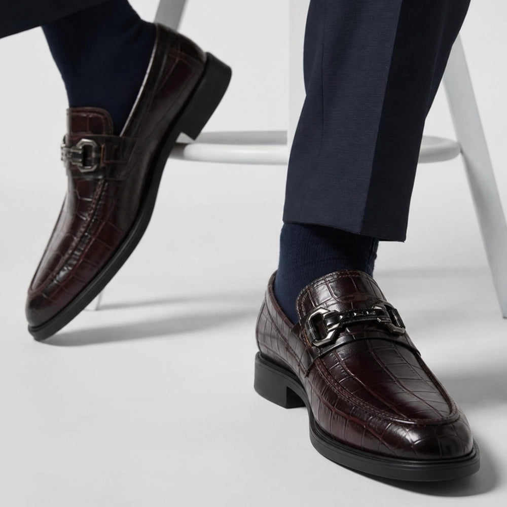 OR85 Bit Loafer Homme - Cuir Marron
