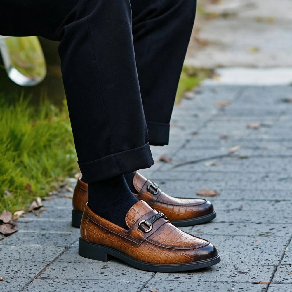 OR85 Bit Loafer Homme - Cuir Tabac