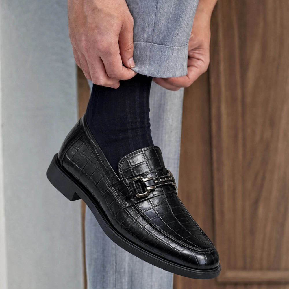 OR85 Bit Loafer Homme - Cuir Noir