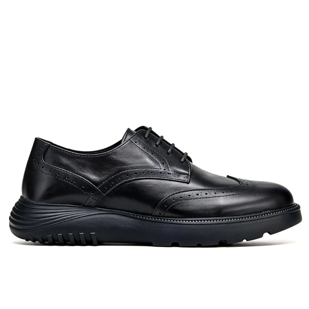 OR07 Derby Brogue Homme – Cuir Noir