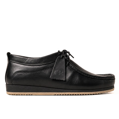 OR600 Chaussure Lacés en Cuir Noir