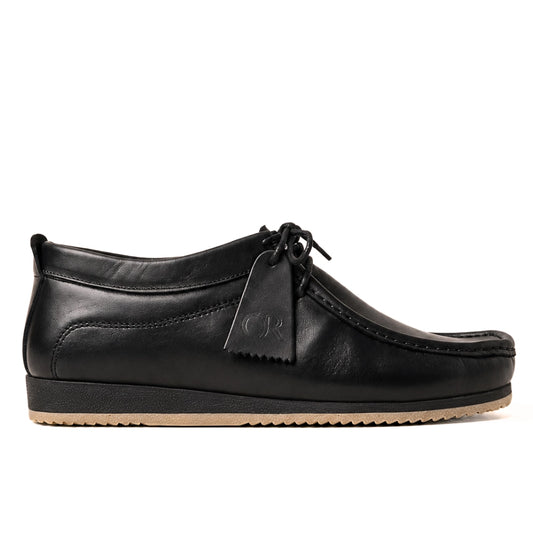 OR600 Chaussure Lacés en Cuir Noir