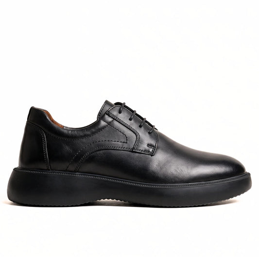 OR016 Derby Sport Chic Homme - Cuir Noir