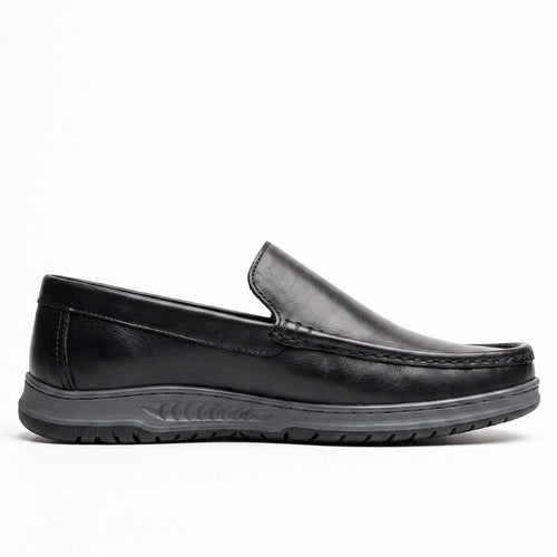 OR106 Mocassins Homme - Cuir Noir