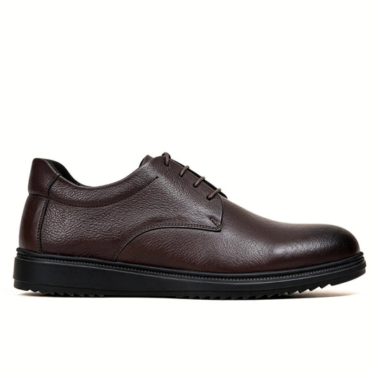 OR018 Derby Casual Homme - Cuir Marron