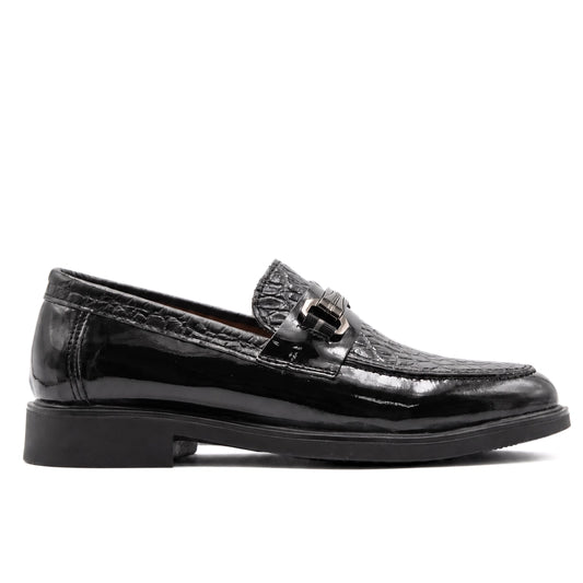 OR911 Loafers Homme – Cuir Noir Glacé