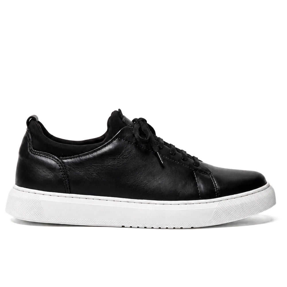 OR53 Sneakers Urbaines Homme- Cuir Noir