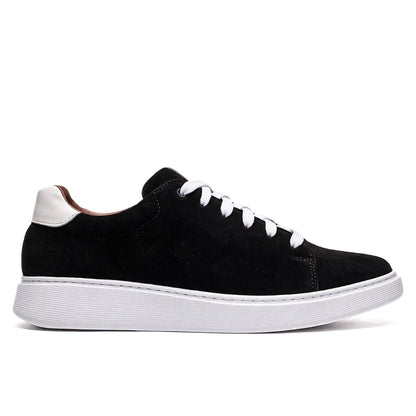 OR57 Sneakers Homme en Daim Noir