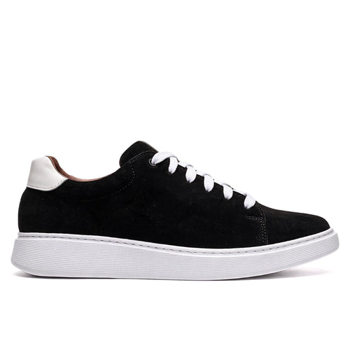 OR57 Sneakers Homme en Daim Noir