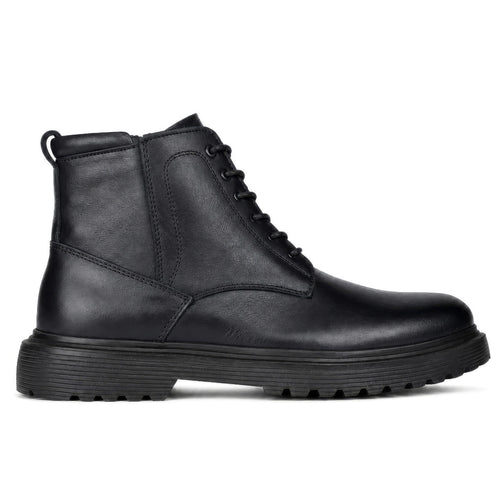 OR119 Bottines Lacées Homme - Cuir Noir
