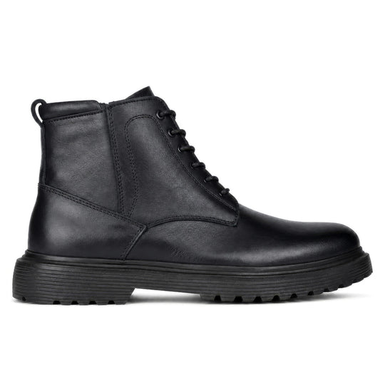 OR119 Bottines Lacées Homme - Cuir Noir