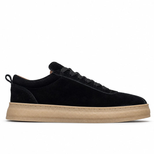 OR61 Sneakers Élégantes Homme - Daim Noir