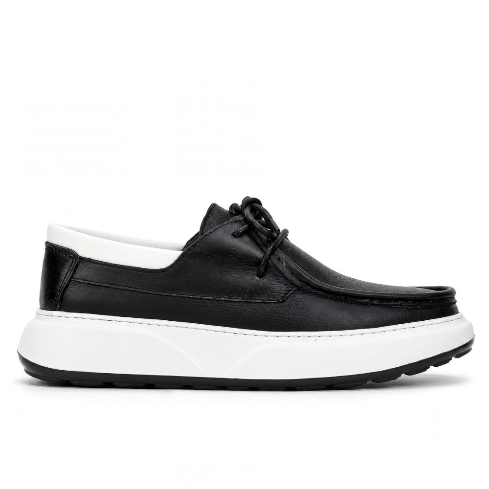OR413 Derby Casual Homme - Cuir Noir