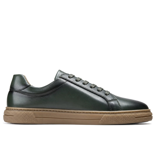 OR033 Baskets de Ville Homme - Cuir Vert