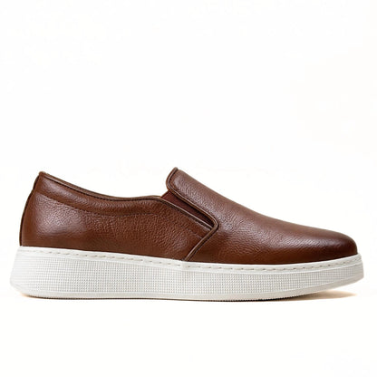 OR96 Ballerine En cuir Tabac
