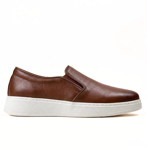 OR96 Ballerine En cuir Tabac