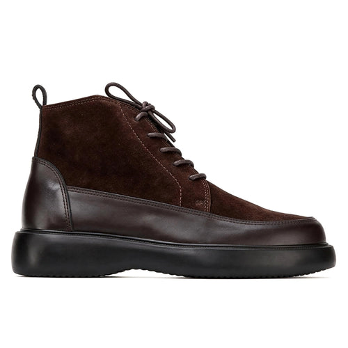 OR112 Bottines Montantes Homme - Cuir Marron