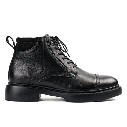 OR10 Bottines Richelieu Homme – Cuir Noir