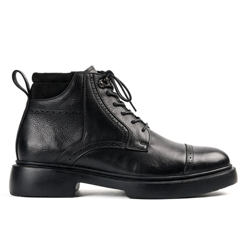 OR10 Bottines Richelieu Homme – Cuir Noir