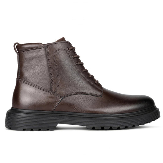 OR119 Bottines Lacées Homme - Cuir Marron