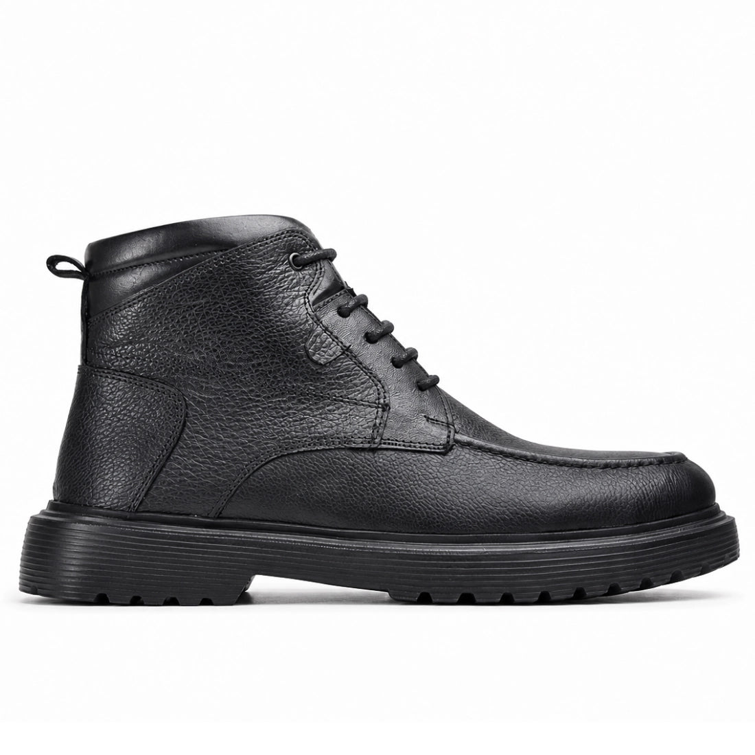 OR91 Boot Crantée Homme - Cuir Noir