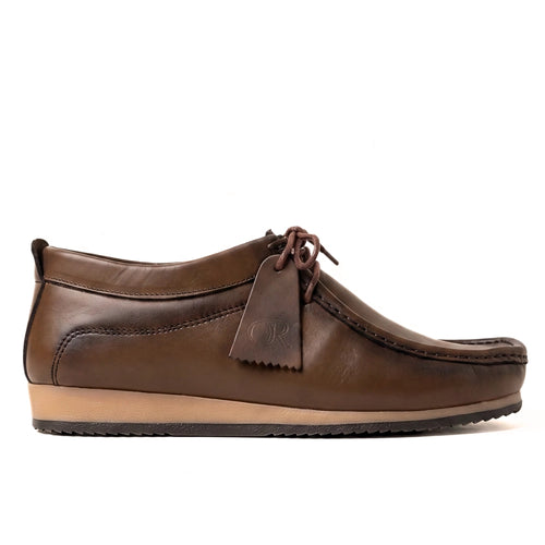OR600 Chaussure Lacés en Cuir Tabac