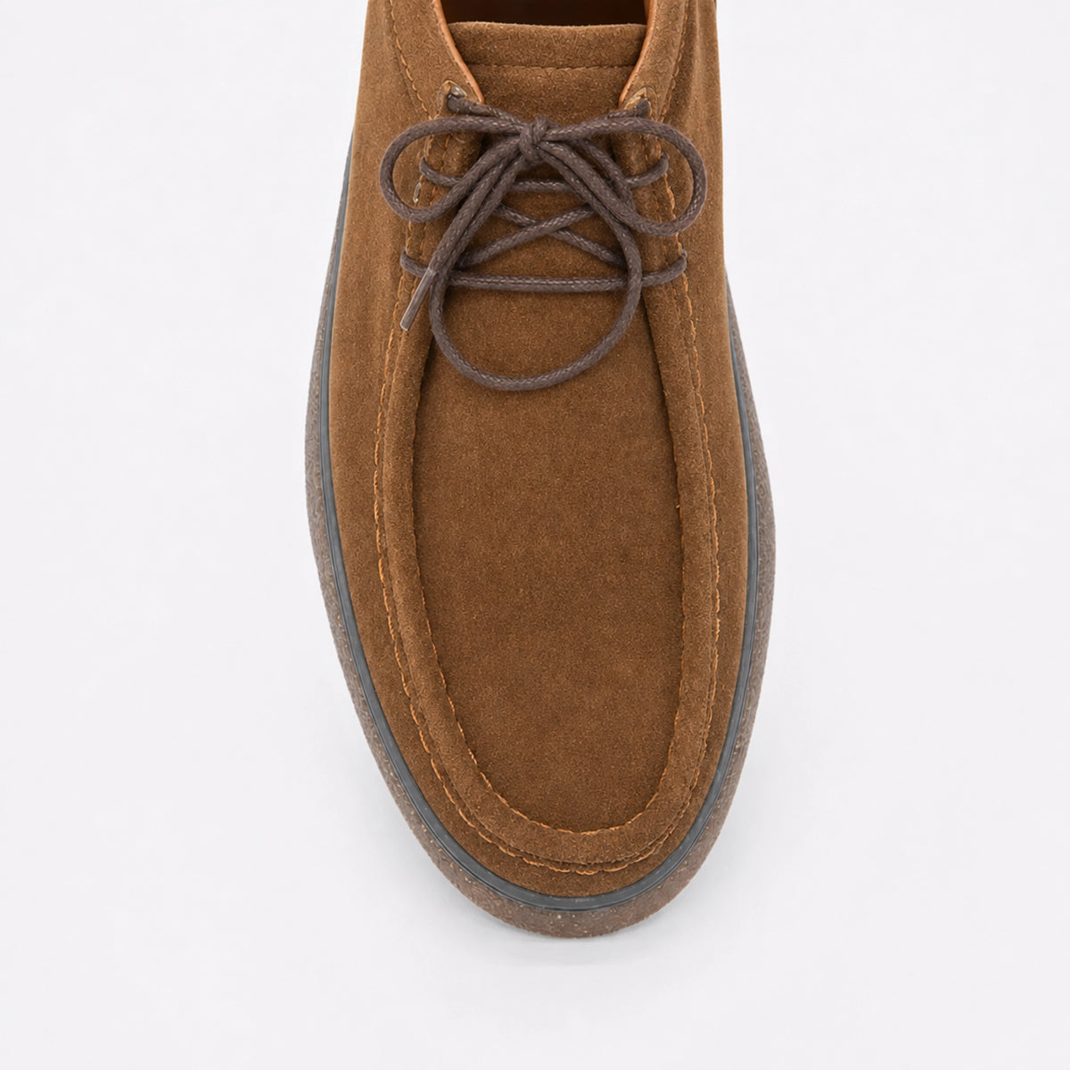 OR17 : Derby Mocassin en Daim Marron