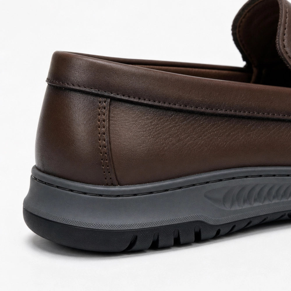 OR106 Mocassins Homme - Cuir Marron