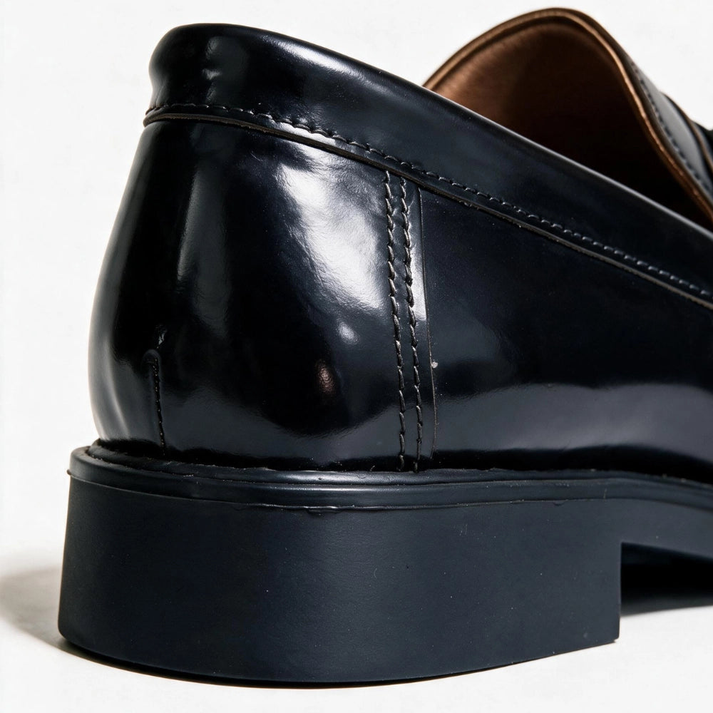OR75 Tassel Loafers Homme – Cuir Noir