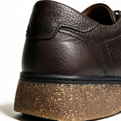 OR16 : Derby Mocassin En Cuir Marron