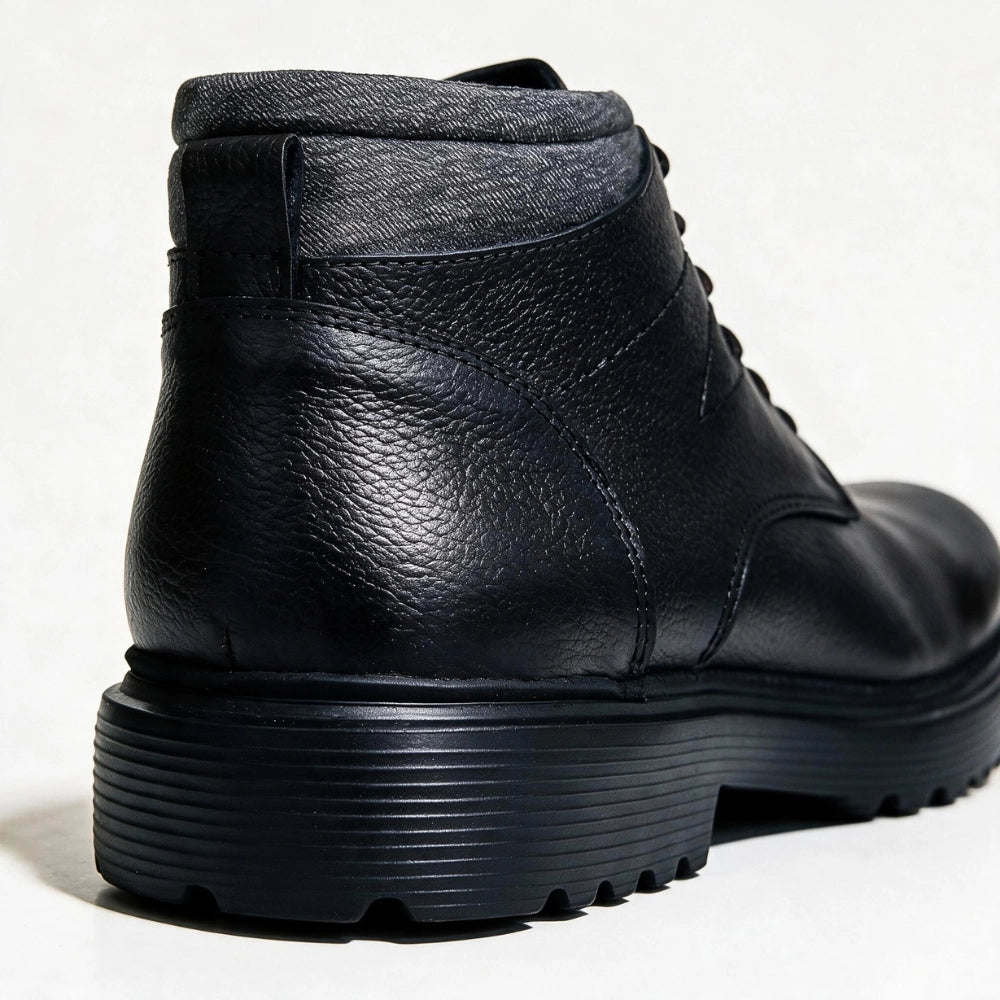OR117 Desert Boots Homme - Cuir Noir